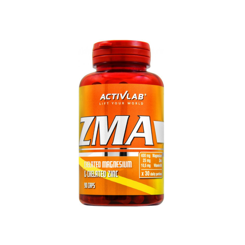 Activlab ZMA 90 Capsule (Supliment Zinc + Magneziu + B6) Beneficii ZMA: imbunatatirea calitatii somnului, accelerarea proceselor