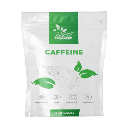 Raw Powders Caffeine 200mg 200 Tablete