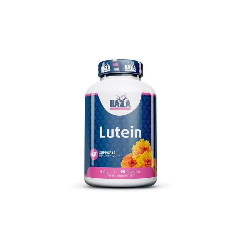 Haya Labs Lutein 6mg 90 Capsule (Luteina pentru ochi si vedere sanatoasa) Beneficii Luteina: ajută la ameliorarea bolilor ocular