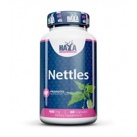 Haya Labs Nettles (urzica) 400mg 60 Capsule (Supliment naturist pentru prostata)