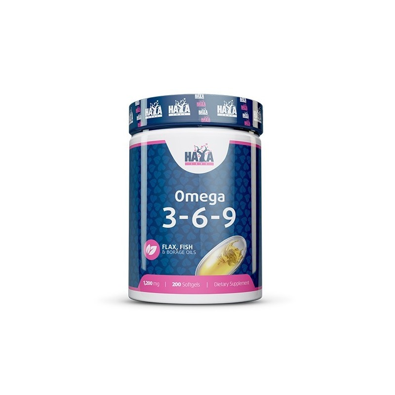 Omega 3-6-9, 200 Capsule, Sprijină sănătatea inimii si un nivel sănătos de colesterol, susține sănătatea cardiovasculară OMEGA 3