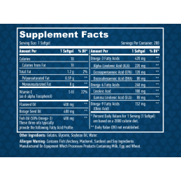 Omega 3-6-9, 200 Capsule, Sprijină sănătatea inimii si un nivel sănătos de colesterol, susține sănătatea cardiovasculară OMEGA 3