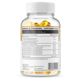 Omega 3-6-9, 180 Capsule- Colesterol si triglicerde marite OMEGA 3-6-9: Sprijină sănătatea inimii si un nivel sănătos de coleste