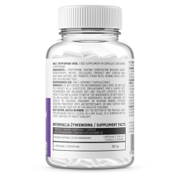 OstroVit Tryptophan VEGE, L-Triptofan, 90 Capsule Beneficii Triptofan: tulburare somn și insomnie, in caz de depresie, anxietate