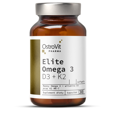 OstroVit Pharma Elite Omega 3 D3 + K2 30 Capsule