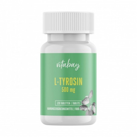 Vitabay L-Tyrosine (L-Tirozina), 500 mg, 120 Capsule