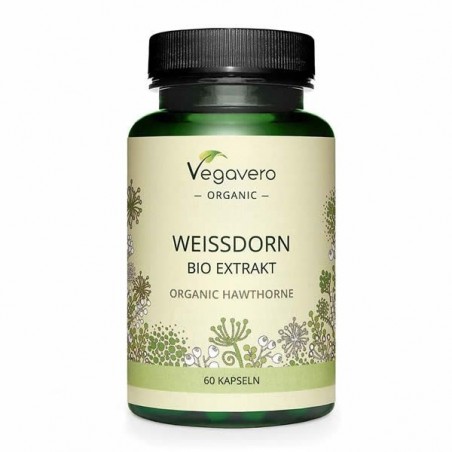 Vegavero Organic Hawthorn (Weisdorm - Paducel) 60 Capsule