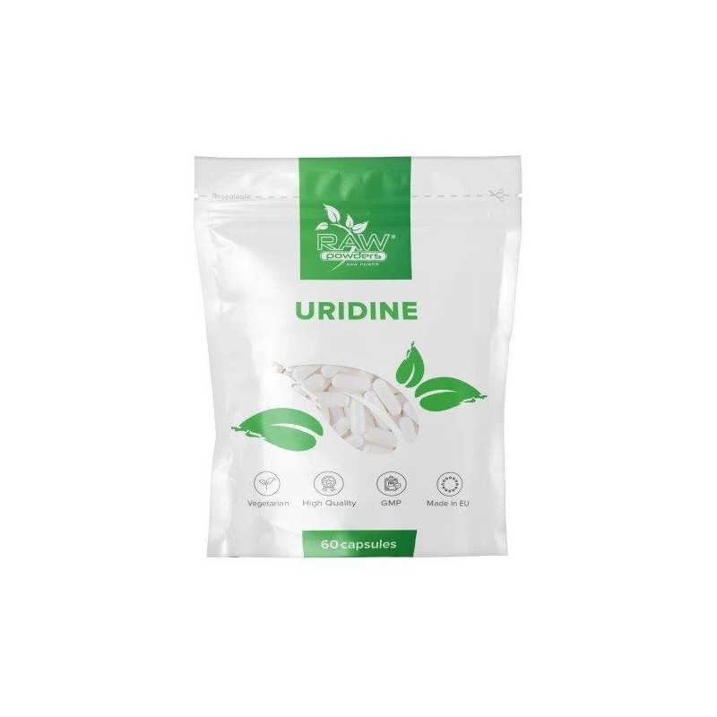 Uridina 250 mg 60 Capsule (Reproduce neuroni, reduce anxitatea, stresul, depresia) Beneficii Uridina: stimuleaza reproducerea ne