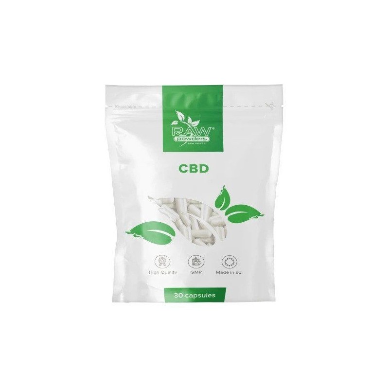 Raw Powders CBD 10mg 30 capsule Beneficii CBD Zeolit: ajuta in caz de insomnie, ajuta in anxietate, stres si depresie, reduce du