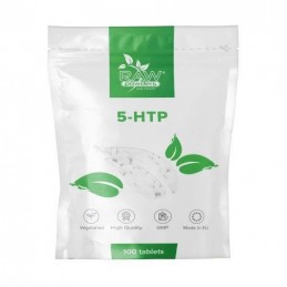 Raw Powders 5-HTP 200mg 100 Tablete Beneficii 5-HTP 200mg: in caz de stres, ajuta la reducerea grasimilor, benefic in caz de ins