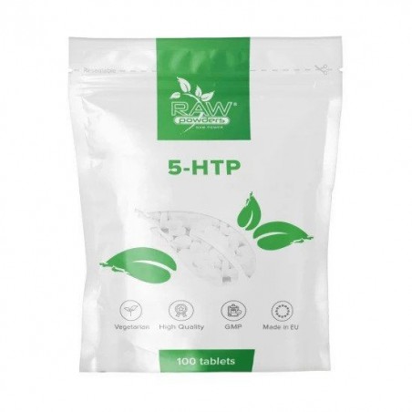 Raw Powders 5-HTP 200mg 100 Tablete