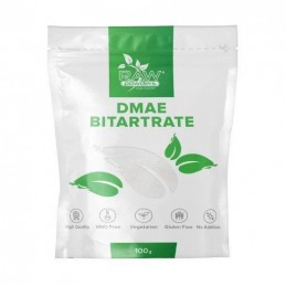 DMAE Bitartrate- 100 grame (Raw Powders) Beneficii DMAE Bitartrate: promovează sentimente de bunăstare și relaxare, reduce pierd