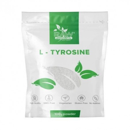 Raw Powders L-Tirozina (L-Tyrosine) pulbere 100 grame