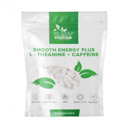 Raw Powders Energie lina Plus (L-Teanina + Cafeina) 60 Capsule