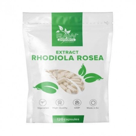 Raw Powders Rhodiola Rosea Extract 500mg 120 Capsule