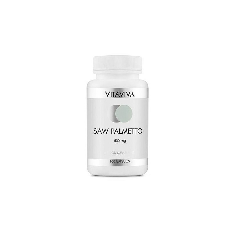 Vitaviva Saw Palmetto 500mg 100 Capsule Beneficii Saw Palmetto: amelioreaza hiperplazia benignă de prostată, va scapa de simptom