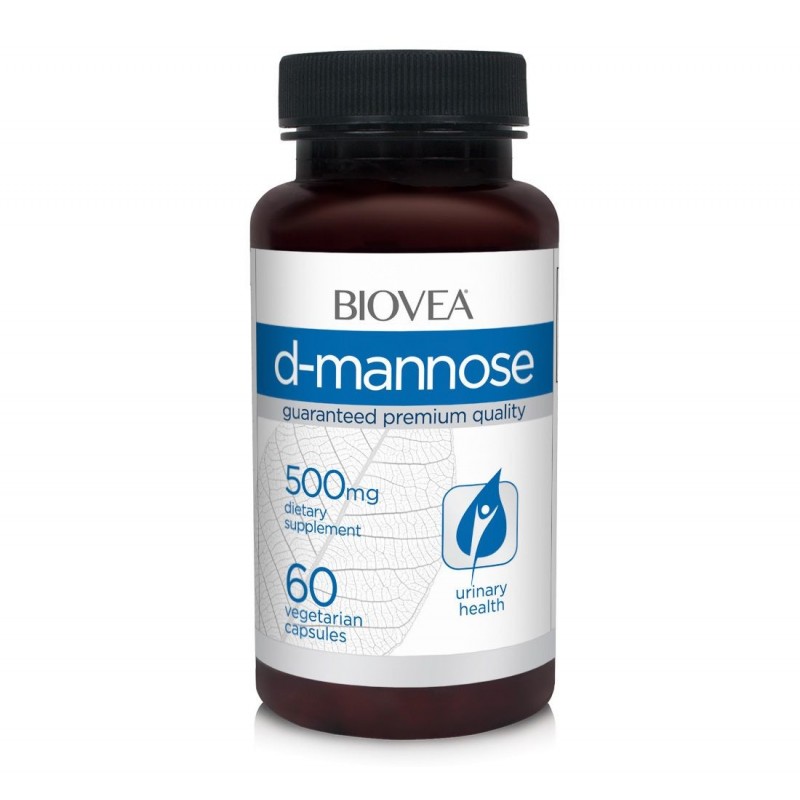 D-Manoza 500mg, 60 Capsule (mentinerea eficientei antibioticelor impotriva infectiilor) Beneficii D-Mannose: mentinerea eficient