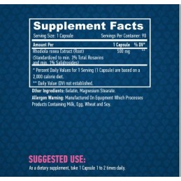 Supliment alimentar Rhodiola Rosea Extract 500mg 90 Capsule, Haya Labs Beneficii Rhodiola Radacina: excelent în ameliorarea disf