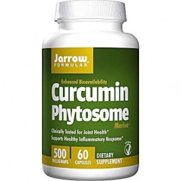 Jarrow Curcumin Phytosome (Meriva), 500mg 60 Capsule Antioxidant cu biodisponibilitate ridicata. Contribuie la procesul de diviz