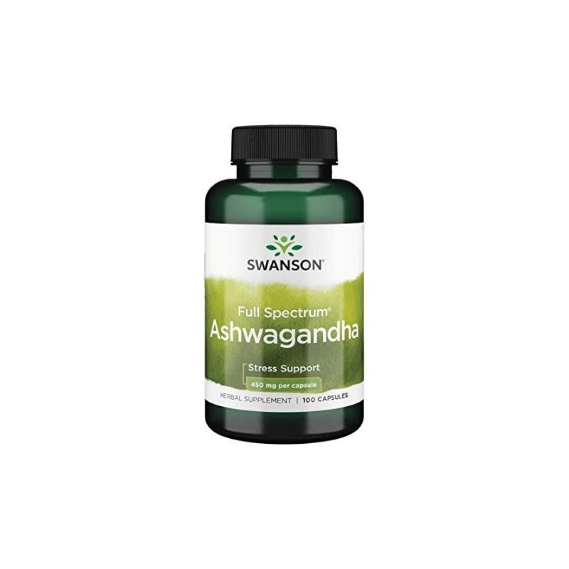 Swanson Ashwagandha, 450mg - 100 Capsule Beneficii Ashwagandha: planta medicinala antica, reduce nivelul de zahăr din sânge, red