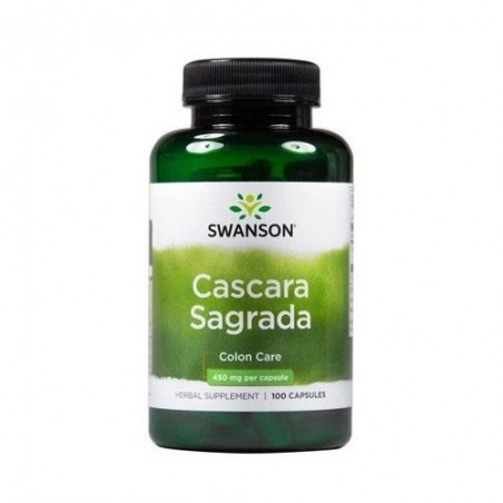 Swanson Cascara Sagrada 450 mg, 100 Capsule