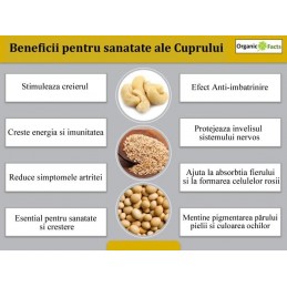 OEMINE CUPRU din macese - 60 capsule Beneficii Cupru: mentinerea tesutului conjunctiv normal, un metabolism normal de energie, f