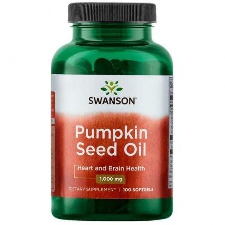 Swanson Pumpkin Seed Oil (Ulei dovleac), 1000mg - 100 Capsule