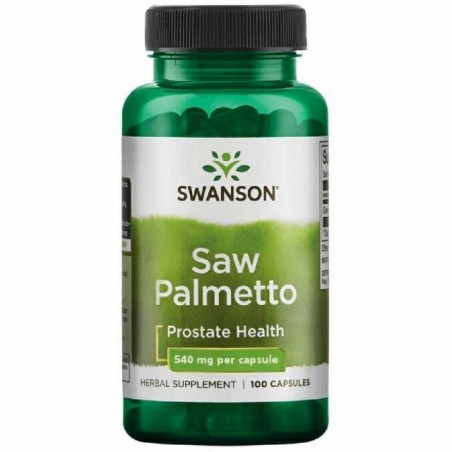 Swanson Saw Palmetto, 540mg - 100 Capsule (pentru prostata)