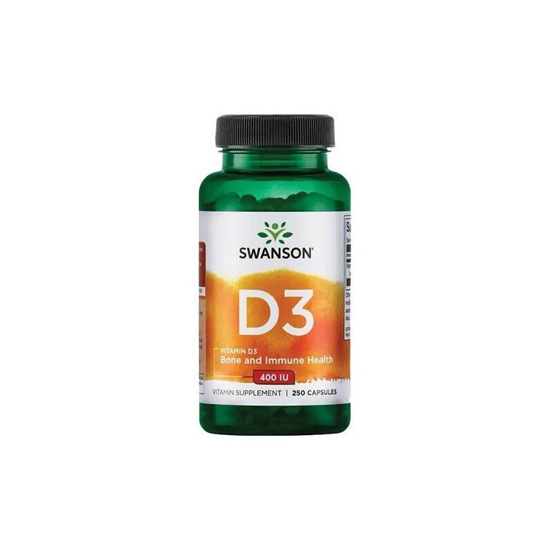 Vitamin D3, 2000 IU 250 Capsule, Ajuta la mentinerea sanatatii si la buna functionare a sistemului osos Beneficii Vitamina D3: a