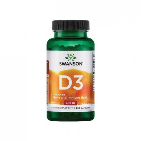 Swanson Vitamin D3, 2000 IU - 250 Capsule