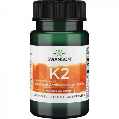 Swanson Vitamin K2 - Natural, 100 mcg - 30 Capsule