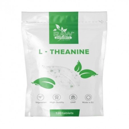 Raw Powders L-Theanine 200 mg 120 Tablete