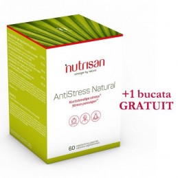 AntiStress Natural, 60 Capsule, Ajuta in caz de stres pe termen scurt Ajuta in caz de stres pe termen scurt. Un amestec de plant