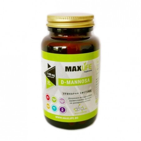 MAXLife D-MANNOSE 550mg (1100mg per doza) 60 Capsule