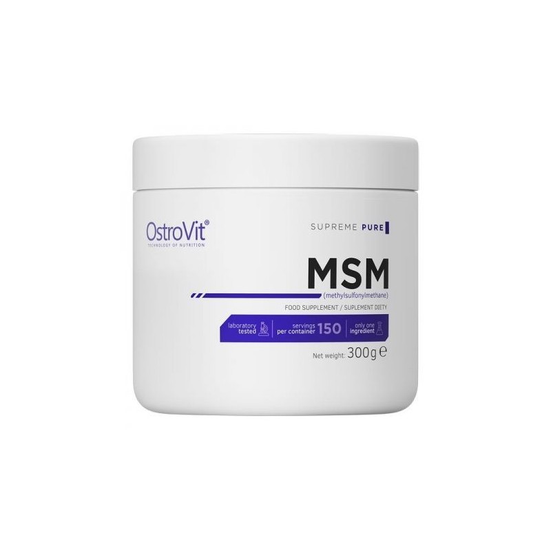 Supreme Pure MSM, 300 g- Permite muschilor si articulatiilor sa se amelioreze mai rapid, creste energia, vigilenta, calmul menta