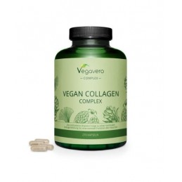 Vegavero Collagen Complex Vegan 270 Capsule 100% vegan - nu este din substanțe de origine animala. Contine L-Lizină HCL, L-Proli