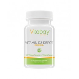 Vitamina D3 - 20.000 UI,120 Comprimate, Ajuta la mentinerea sanatatii oaselor, suport pentru sistemul imunitar Beneficii Vitamin