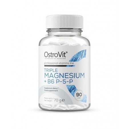 OstroVit Triple Magnesium + B6 P-5-P 90 Capsule