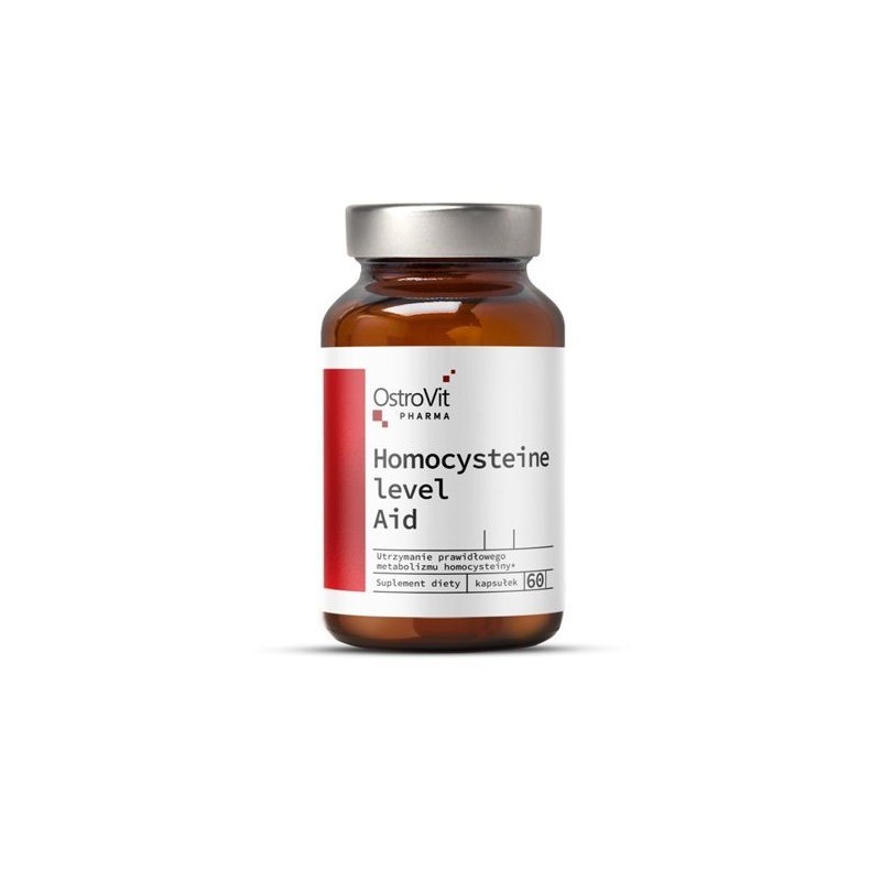 OstroVit Pharma Homocysteine Level Aid 60 Capsule Beneficii Homocysteine Level Aid: regleaza nivelul de homocisteina din corpul 