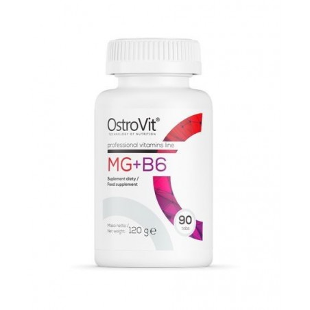 OstroVit Mg + B6, Magneziu + Vitamina B6, 90 Tablete