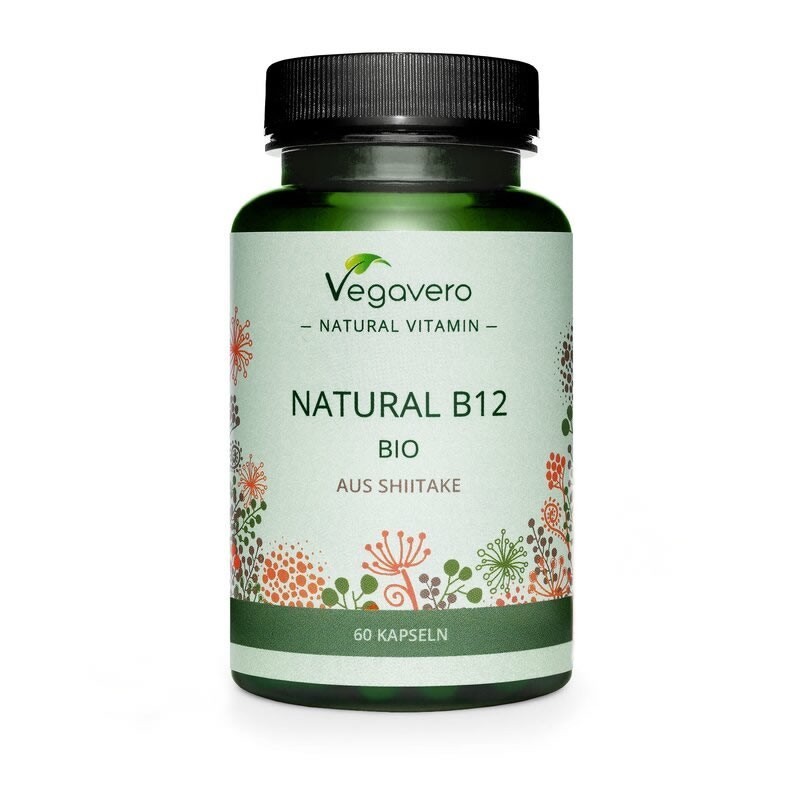 Natural Vitamin B12 60 Capsule, Reduce oboseala, intareste imunitatea si sistemul nervos Beneficii Natural Vitamin B12: Vitamina