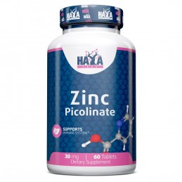 Haya Labs Zinc Picolinat 30 mg 60 Capsule (Sanatate prostata, imunitate) Beneficii Zinc Picolinate: Acest produs prezinta o form