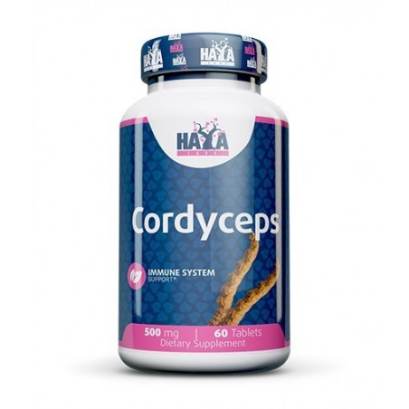 Haya Labs Cordyceps 500 mg 60 Tablete (Pentru imunitate, energie, ficat, rinichi)