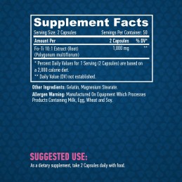 Haya Labs Fo-Ti Root Extract (Fo Ti extract radacina), 100 Capsule Beneficii Fo-Ti Root Extract: Fo-Ti Root Extract este un supl