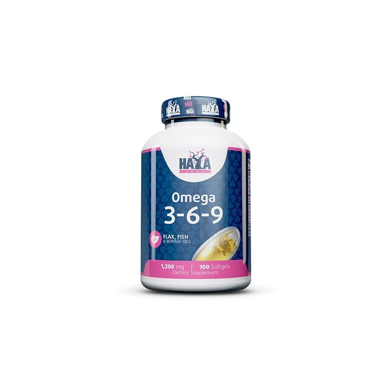 Omega 3-6-9, 100 Capsule, Regleaza colesterolul marit si trigliceridele Beneficii Omega 3-6-9: Suplimentul Omega 3-6-9 de la HAY