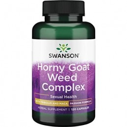 Horny Goat Weed Complex cu Tribulus si Maca, 120 Capsule (Iarba Caprei Nebune)-Scade presiunea arteriala, creste libidoul Benefi