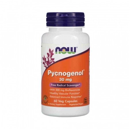 NOW Foods Pycnogenol, 30mg 30 Capsule