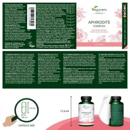 Aphrodite Complex, 120 Capsule, Cresterea fluxului sanguin in zona pelviana, sprijinirea erectiei la barbati Beneficii Vegavero 