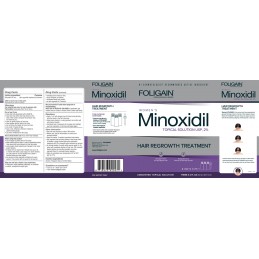 FOLIGAIN MINOXIDIL 2%, Regenerarea parului pentru femei tratament, 3 luni FOLIGAIN MINOXIDIL 2% Tratament pentru regenerarea par