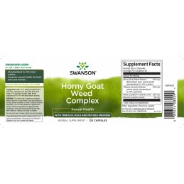 Horny Goat Weed Extract, 120 Capsule (Iarba Caprei Nebune extract)- Scade presiunea arteriala, creste libidoul Beneficii Horny G